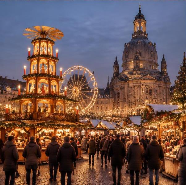 Jarmark świąteczny: Drezno (Striezelmarkt)