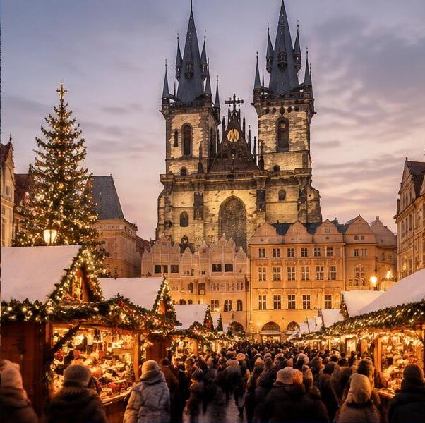Jarmark świąteczny: Praga